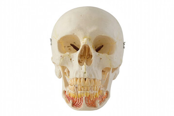 Human Skull Model with Detailed Dental Nerve System © md