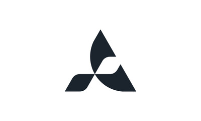 Fototapeta premium letter A Logo design concep