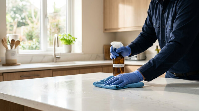 Professional Residential Cleaning Service in Modern Home