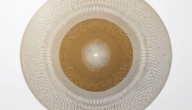 abstract radial dot pattern on white background