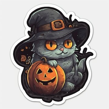 Halloween Sticker Set.