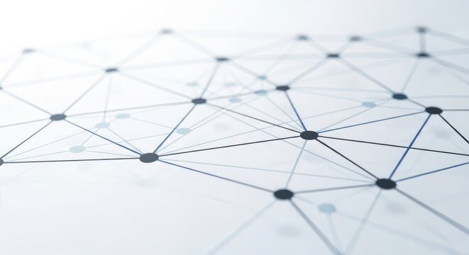 Abstract network connection background futuristic data points and lines for technology and innovation concepts