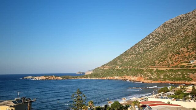 Livadi beach in the region of Bali, Crete, Greece