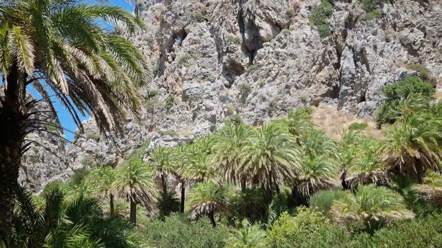 Preveli Lagoon in Rethimno, Crete, Greece