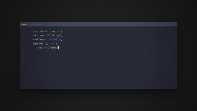 Dark Terminal Screen with Blinking Cursor, Coding Interface Background