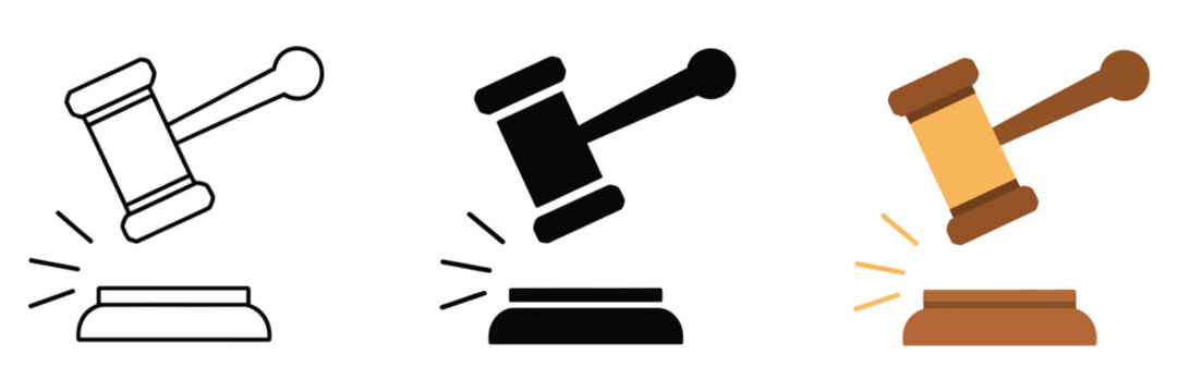 Hammering Justice, A Gavel Poised Symbolizing Law and Order, legal action and court case concept illustration representing judgment, law enforcement, judicial authority, legal proceedings, and justice