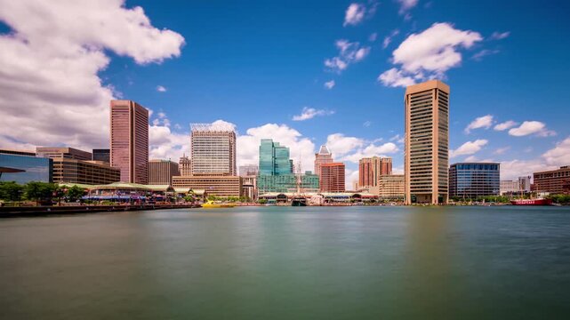 Baltimore, Maryland, USA skyline at the Inner Harbor 6080