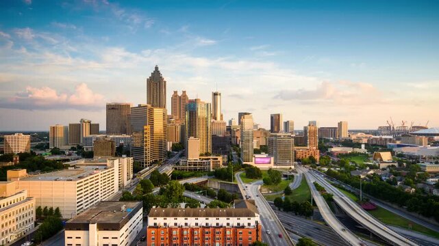 Atlanta, Georgia downtown skyline 6014