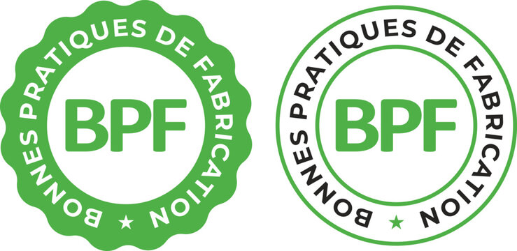 Eco Friendly BPF Approved Badge | Green Sustainable Label Vector