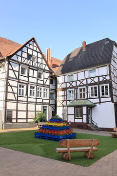 Blick in die Altstadt der Stadt Unna im Ruhrgebiet
