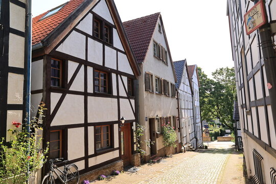 Blick in die Altstadt der Stadt Unna im Ruhrgebiet