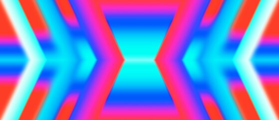 Fototapeta premium Abstract Neon Gradient Background with Vibrant Red, Blue, and Cyan Colors