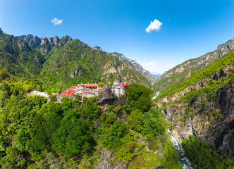 Obraz premium Monastery stomiou, epirus, Greece, Konitsa
