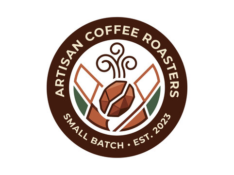 Artisan coffee roasters logo design.