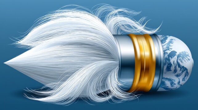 Abstract Colorful Paint Brush Stroke Background 253