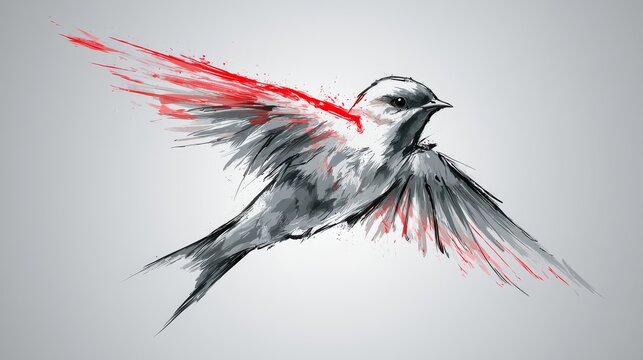 Nature Inspired Painted Illustration 403