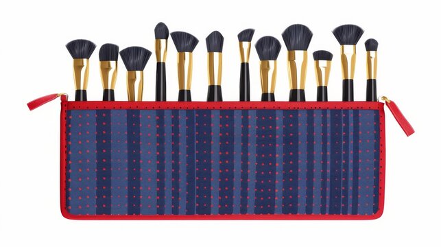 Makeup Brush and Cosmetic Beauty Illustration 452