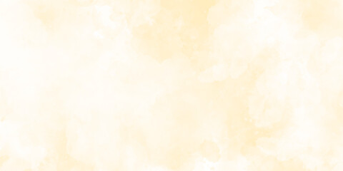 Obraz premium Soft Cream and Pastel Yellow Watercolor Abstract Background with Delicate Paint Splatter Texture, White Copy Space, and Elegant Minimal Artistic Design.