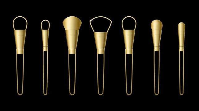 Makeup Brush and Cosmetic Beauty Illustration 520