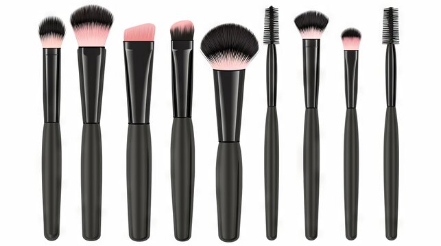 Makeup Brush and Cosmetic Beauty Illustration 650