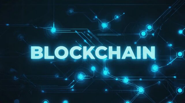 Blockchain conceptual background.