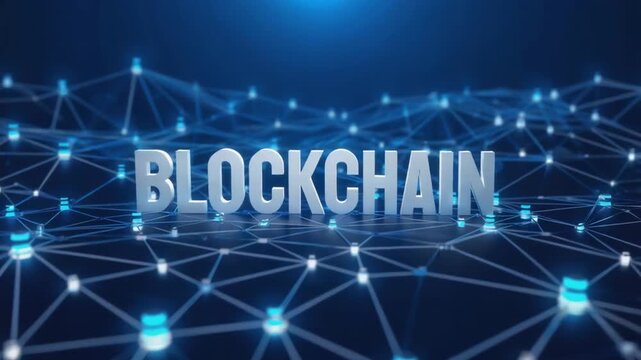 Blockchain conceptual background.