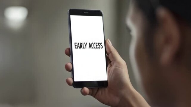 Early access of a program.