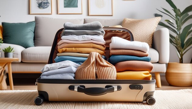 packing clothes for travel efficient suitcase organization tips home lifestyle interior practical viewpoint