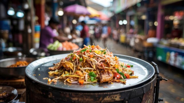 Sri Lanka's most popular and spectacular street food dish is Kottu Roti.