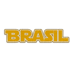 Brasil. Copa do Mundo de Futebol. Copa do Mundo 2026. Seleção brasileira. Estilo sticker. Hexa. © Maressa