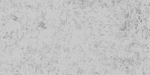 A dark aged grunge metal texture and rough gray concrete wall surface with an antique vintage pattern design on a dirty cement backdrop © Ramat