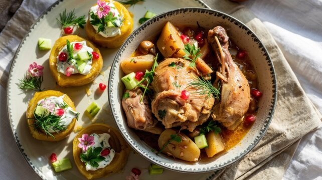 A traditional Mauritian dish is chicken Daube. This fragrant homemade stew belongs to the Mauritian cuisine.