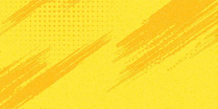 Modern Retro comic yellow background raster gradient halftone stock vector sports