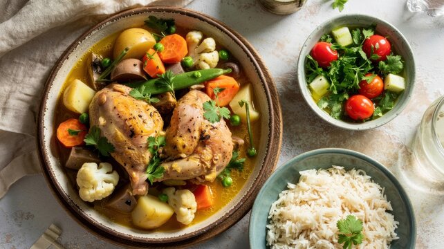 A traditional Mauritian dish is chicken Daube. This fragrant homemade stew belongs to the Mauritian cuisine.