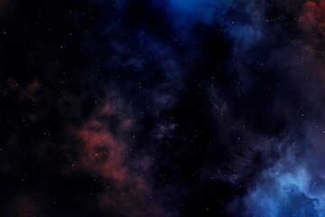 Obraz premium Deep Space Galaxy Background – Abstract Cosmic Nebula Texture