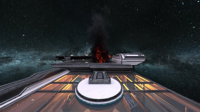 惑星探査基地　3DCGレンダリング