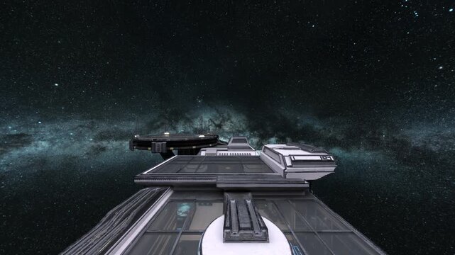 惑星探査基地　3DCGレンダリング