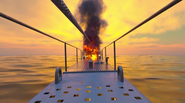 潜水艦　3DCGレンダリング