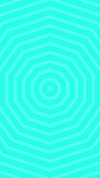 Abstract cyan concentric geometric dodecagons designed for backgrounds, graphic design projects, digital art, prints, textiles, and web design.