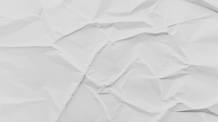 Obraz premium White crumpled paper texture background desktop wallpaper