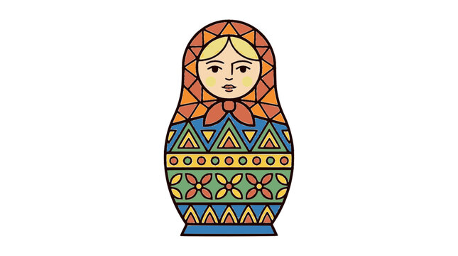 Matryoshka Doll Vector Illustration