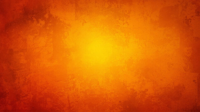 Orange and yellow gradient background with textured surface.