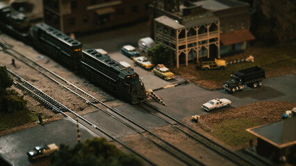 Close-up of a Model Train © Mathæus Andersen