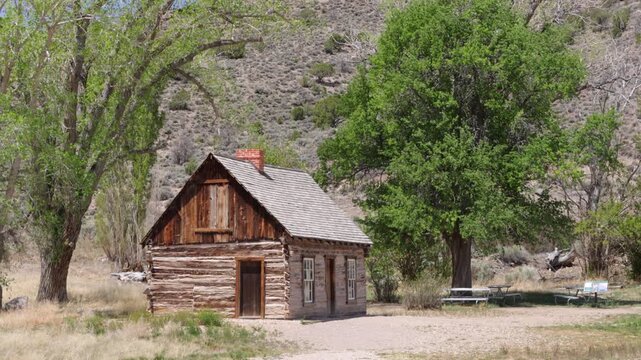 Boyhood home of LeRoy Parker, aka Butch Cassidy, on the famous &ldquo;Paiute Trail&rdquo; on State Route 89 in central Utah