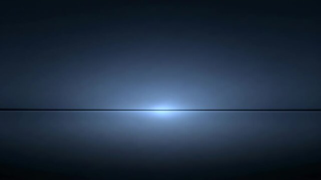 Dark Blue Gradient Background with Horizontal Light Line