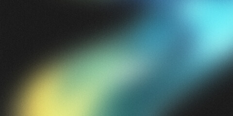 Abstract grain texture background with soft gradients of blue yellow and dark grey abstract background © MdIsmail