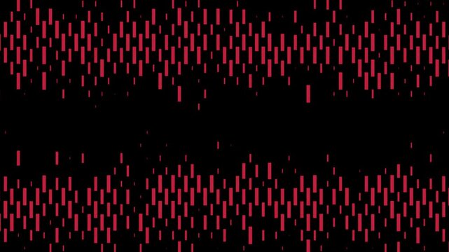 Crimson Digital Dashes Separating into a Dark Central Wave
