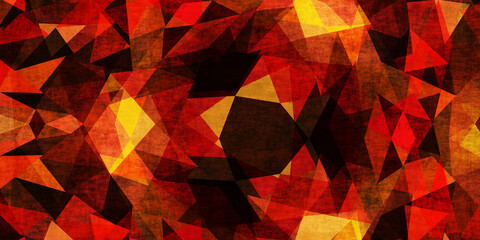 Rustic African Grunge Geometric Pattern Background © kentoh