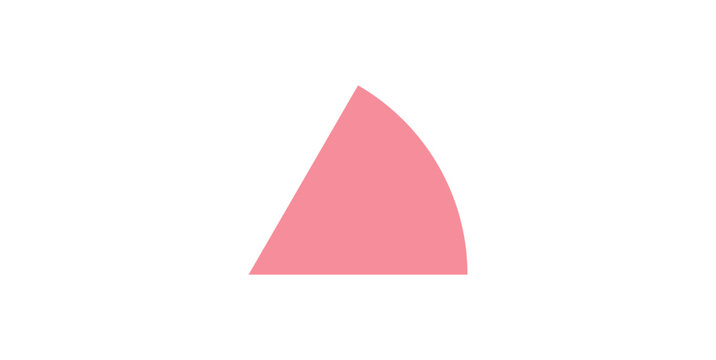 Acute Angle. 60 Degree Symbol in Mathematics.