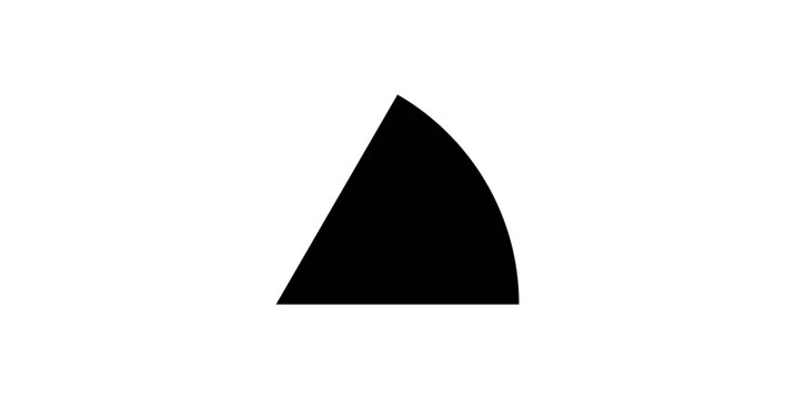Acute Angle. 60 Degree Symbol in Mathematics.